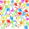 JOYIN 48Pcs Glitter Sticky Hands – Colorful Party Favors & Pinata Fillers