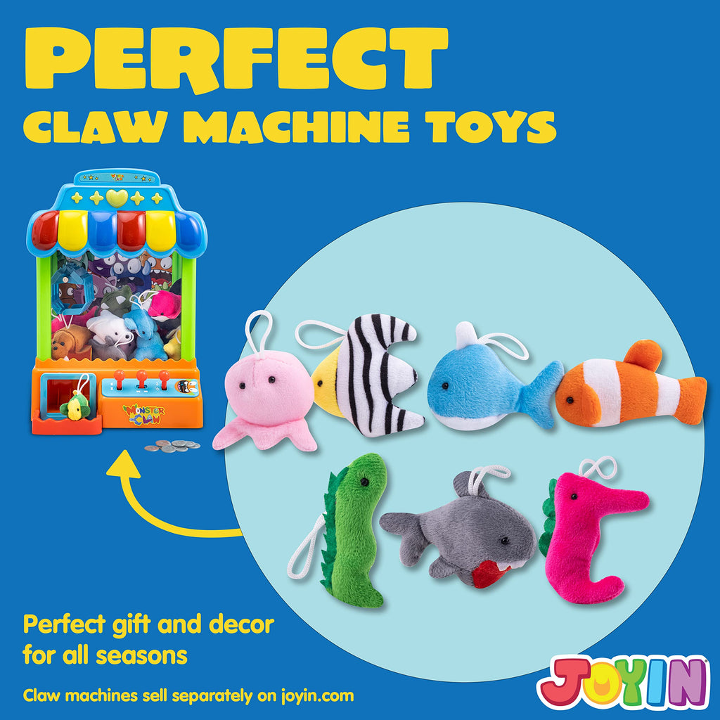 JOYIN 24 Pcs Mini Sea Animal Plush Toys – 3-Inch Stuffed Sea Creatures for Party Favors, Pinata Fillers & Goodie Bags