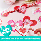 JOYIN 36 Pack Valentines Day Arrow Pencils with Card – Classroom Party Favors