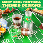 JOYIN 24-Pack 16oz Football Plastic Cups – Disposable Bulk for Sports Parties & Football Party Decor