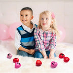 JOYIN 30 Pcs Valentine's Day Heart Stress Balls – 3in Squishy Toys for Kids & Party Favors