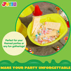 JOYIN 24 Pcs Toy Construction Hard Hats for Kids – Bright Yellow Party Dress-Up Hats