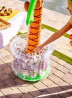 JOYIN 60in Inflatable Palm Tree Cooler – Beach Theme Decor, Pool Party Supplies, Luau