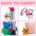 JOYIN 24-Pack Valentines Day Plush Bear Party Favors — 6 Colors, Cards & Bags | Classroom Gifts