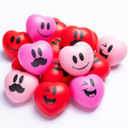 JOYIN 30 Pcs Valentine's Day Heart Stress Balls – 3in Squishy Toys for Kids & Party Favors