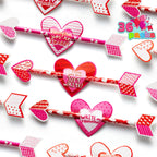 JOYIN 36 Pack Valentines Day Arrow Pencils with Card – Classroom Party Favors