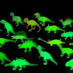 JOYIN 28 Packs Valentines Dinosaur Toys Glow in the Dark with Greeting Cards — Party Favors and Classroom Prizes