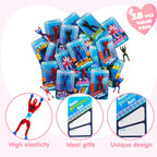 JOYIN 28-Pack Valentine Ninja Sticky Man with Cards – Classroom Gifts & Party Favors