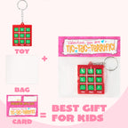 JOYIN 36 Valentines Gift Cards with Tic-Tac-Toe Keychains – Party Favors & Classroom Prizes