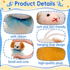 JoyRapt 48 Pack Valentines Day Small Stuffed Animals – Party Favors & Easter Basket Stuffers (2.3/2.5/3.5 inches)
