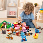 JoyRapt 48 Pack Valentines Day Small Stuffed Animals – Party Favors & Easter Basket Stuffers (2.3/2.5/3.5 inches)