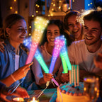 JSronms 24 Pcs Fiber Optic Wands – Glow LED Party Favors for Weddings & Events