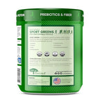 Juce SG7 Sport Greens Powder Supplement | Organic Plant Based Protein | Green Juice Powder | Probiotics | Mushrooms | Mixed Berry Flavor | 30 Servings | By Terra Kai Organics