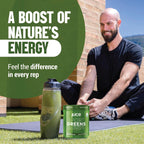 Juce SG7 Sport Greens Powder Supplement | Organic Plant Based Protein | Green Juice Powder | Probiotics | Mushrooms | Mixed Berry Flavor | 30 Servings | By Terra Kai Organics