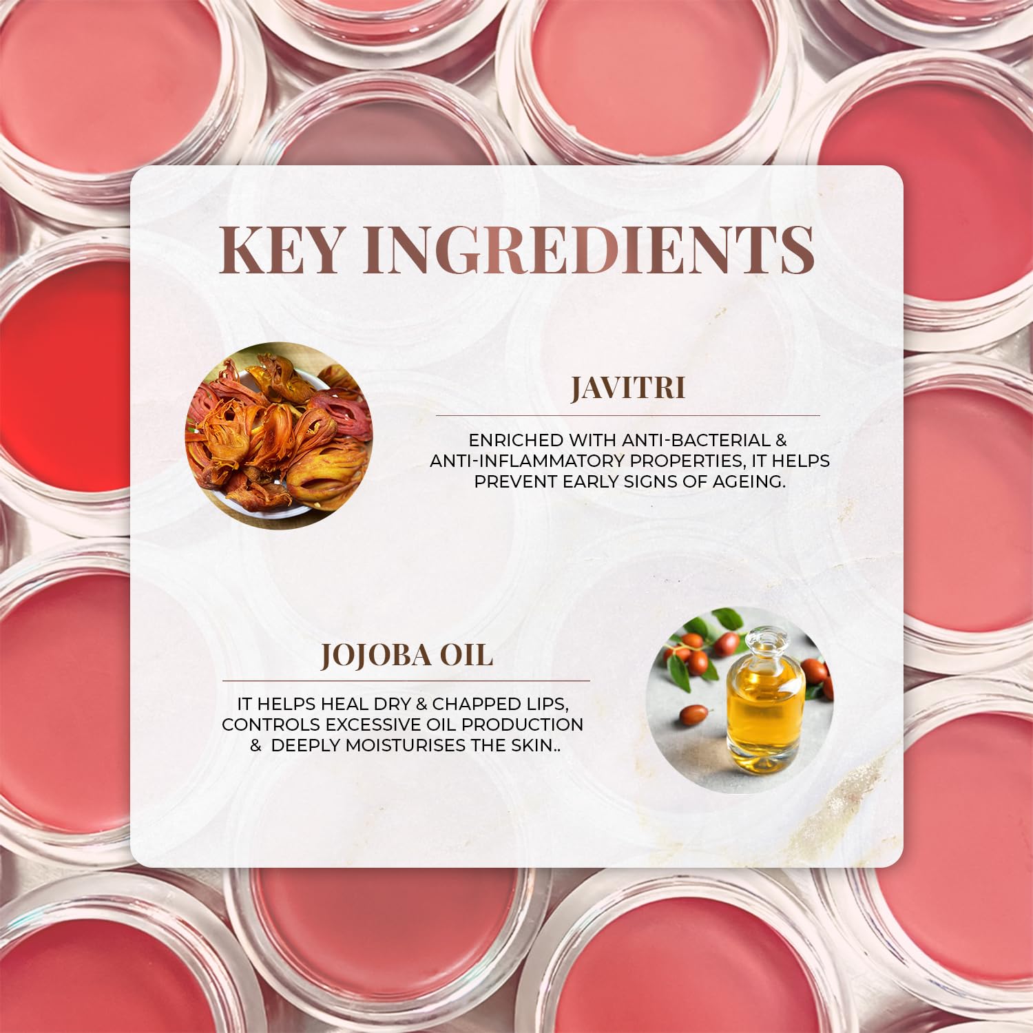Just Herbs Bio Cremiger matter 3-in-1 Lippen- & Wangentint – Soft Nude, Vegan & Chemikalienfrei