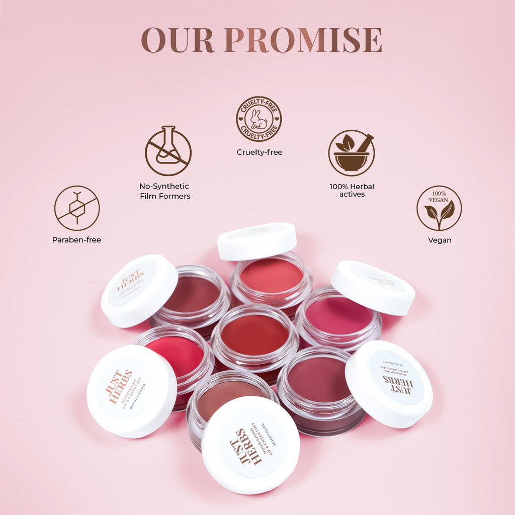 Just Herbs Bio Cremiger matter 3-in-1 Lippen- & Wangentint – Soft Nude, Vegan & Chemikalienfrei