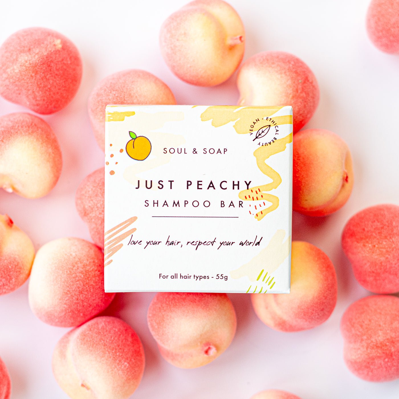 Just Peachy Festes Shampoo für alle Haartypen