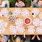 Justforjoyful 96Pcs Coquette Bow Cowgirl Party Supplies – Pink Western Plates, Napkins & Forks for Birthday, Baby Shower, Bachelorette