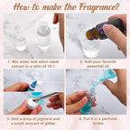 JUYRLE Perfume Making Kit – 37-Piece DIY Fragrance Set for Women