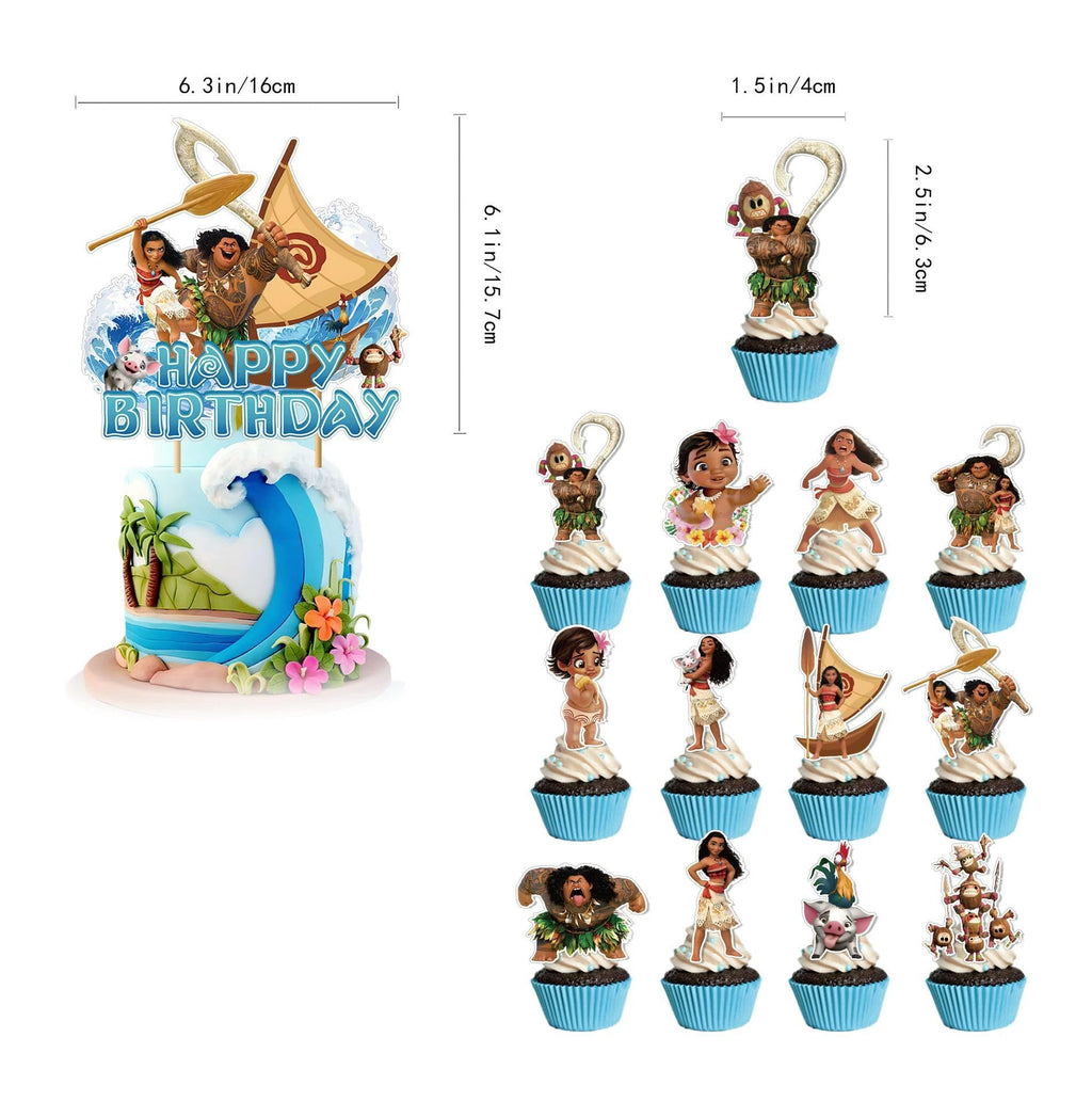 JYHFY Moana Birthday Party Supplies – Banner, Backdrop, Balloons & More