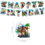 JYHFY Moana Birthday Party Supplies – Banner, Backdrop, Balloons & More