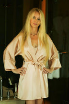 Kalimo comfortable cut bathrobe