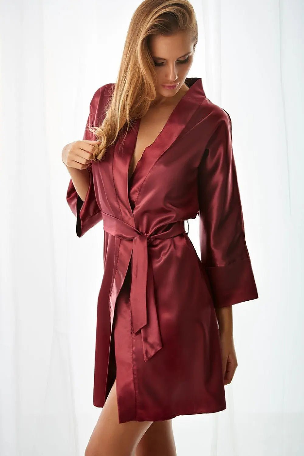 Kalimo comfortable cut bathrobe