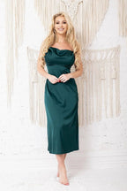 Kalimo high-quality satin, resembling silk nightgown