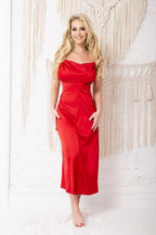 Kalimo high-quality satin, resembling silk nightgown