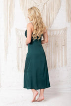 Kalimo high-quality satin, resembling silk nightgown