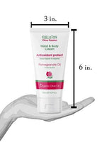 Kalliston Pomegranate Infused Extract Lotion with Organic Extra Virgin Olive Oil — Hand & Body Cream, 2-Pack, Cruelty Free, Made in Crete