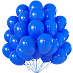 KALOR 10-Inch Dark Blue Latex Balloons — 100 Pcs for Party Decor