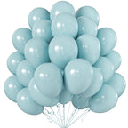 KALOR 10-Inch Retro Mist Blue Balloons – 100 Pcs Latex Party Decorations