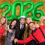 KALOR 42-Inch Green Foil 2026 Balloons | New Year & Graduation Decor