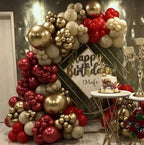 KALOR 10-Inch Burgundy Red Latex Balloons – 100 Pack for Every Celebration