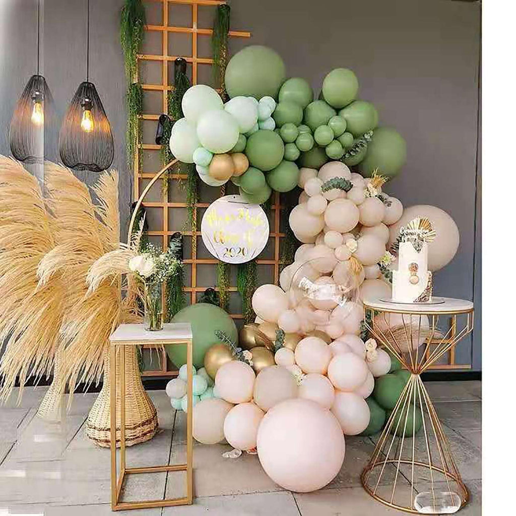 KALOR 10-Inch Beige Latex Balloons – 100 Pack for Parties & Events