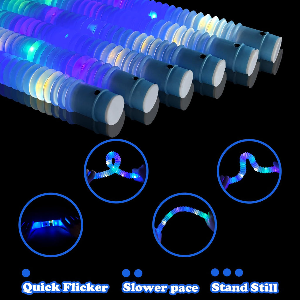Kannove Blue Glow Sticks – 12 Pcs Light Up Party Tubes for Kids, Prizes, and Fun