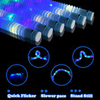 Kannove Blue Glow Sticks – 12 Pcs Light Up Party Tubes for Kids, Prizes, and Fun