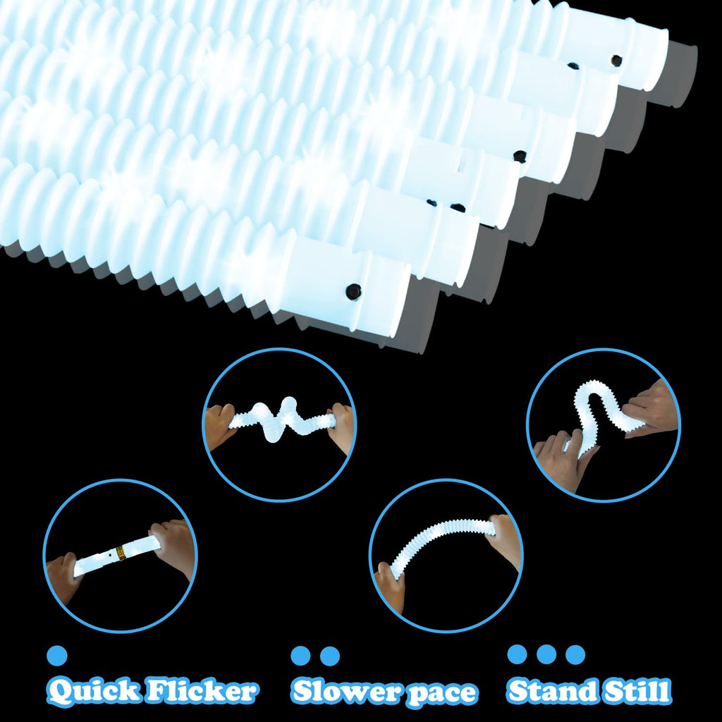 Kannove White Glow Sticks Pack (12–24 pcs) – LED Party Favors for Kids