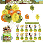 Karg Loud House Birthday Decoration Set – Banner, Cake Toppers & Balloons