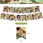 Karg Loud House Birthday Decoration Set – Banner, Cake Toppers & Balloons