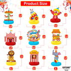 KatchOn Carnival Centerpieces for Tables – Pack of 9 | Circus & Carnival Theme Party Decorations