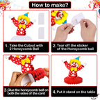KatchOn Carnival Centerpieces for Tables – Pack of 9 | Circus & Carnival Theme Party Decorations