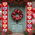 KatchOn Conversation Hearts Valentines Door Banner - 72x12 Inch | Outdoor Valentine Decor | Galentines Day Banner
