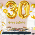 KatchOn Gold 30 Balloon Numbers - 40 Inch Giant 30th Birthday Balloons