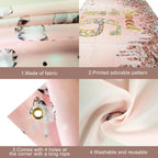 KatchOn Rose Gold Sweet 16 Banner 72x44in – Glam Birthday Backdrop