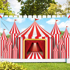 KatchOn XtraLarge Carnival Backdrop 72x44 in | Circus Theme Party Decor