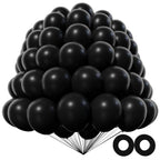 KAWKALSH 200pcs Black Balloons 5 Inch – Mini Latex Balloons for Party, Arch Garland & Celebration Decor