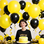 KAWKALSH Yellow Giant Balloons – 32pcs, 18in Heavy-Duty Latex for Party Decor