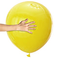 KAWKALSH Yellow Giant Balloons – 32pcs, 18in Heavy-Duty Latex for Party Decor